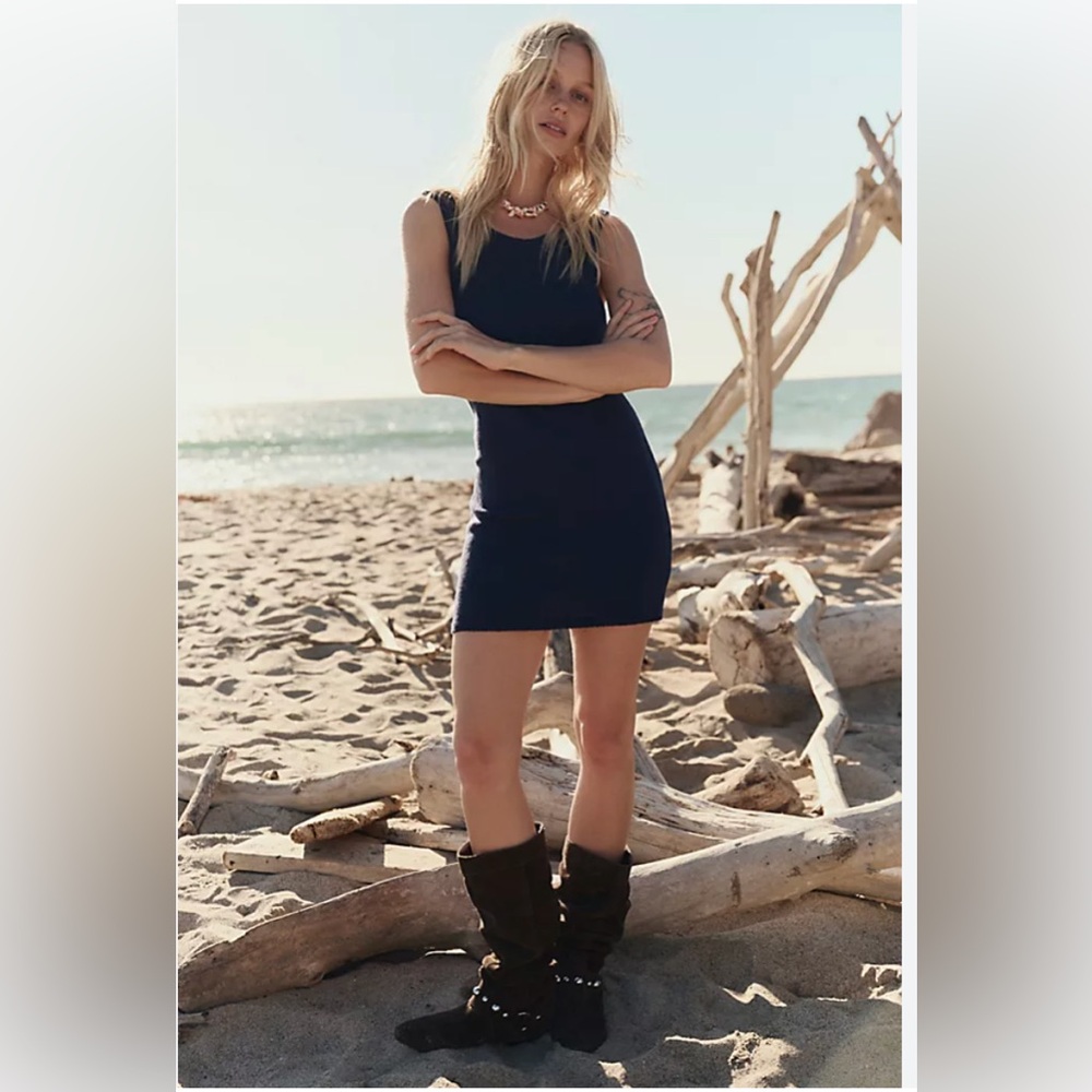 Free People Sadie Sweater Mini Dress & Cardigan Set - Picture 5 of 11